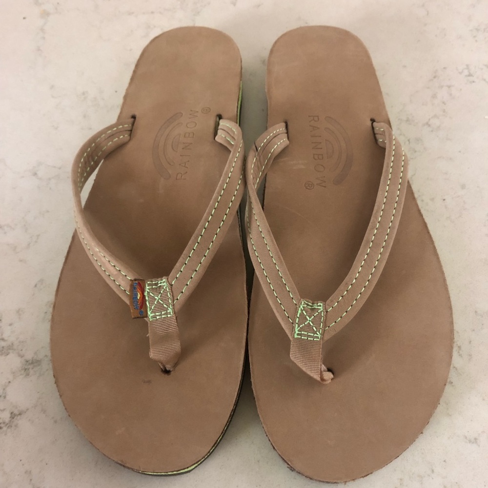 Rainbow Narrow Strap Sandal